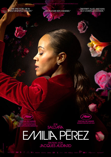 Emilia Pérez Zoe Saldaña Film Poster