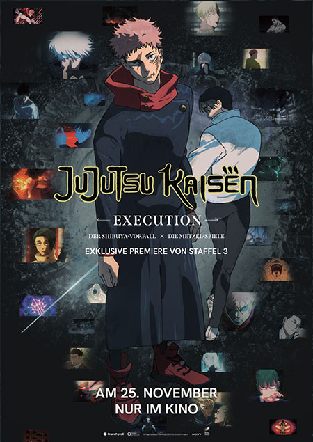 Jujutsu Kaisen Execution Anime Cinema Poster