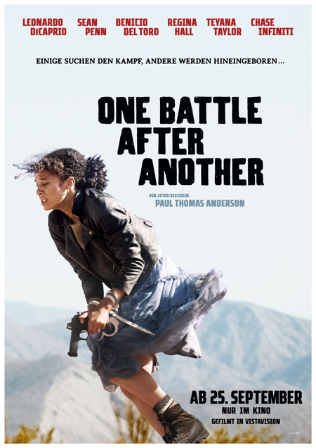 One Battle After Another Film Chase Infinity Poster